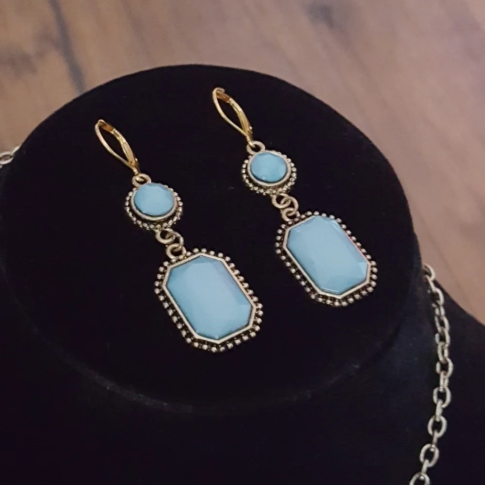 Vintage‎ - Faux Turquoise Statement Set